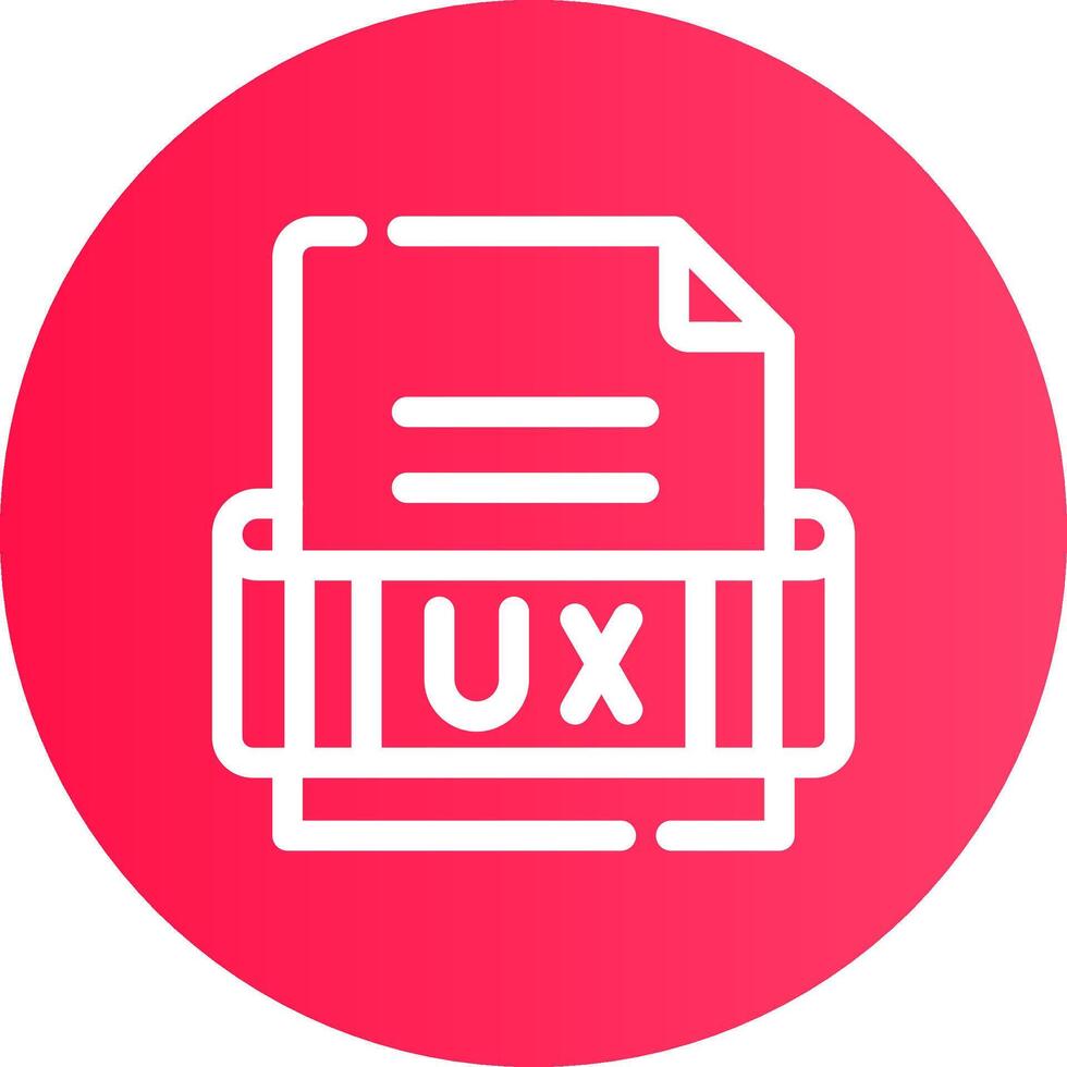 Ux Format Creative Icon Design vector
