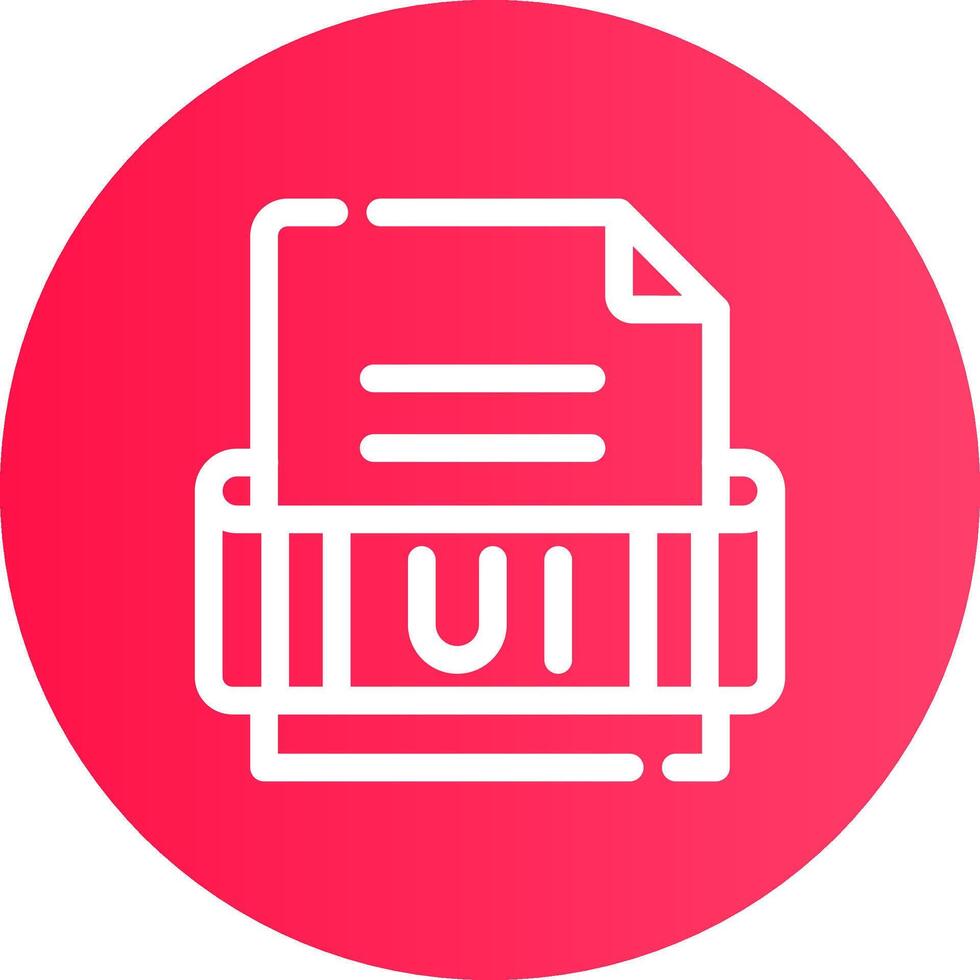 Ui Format Creative Icon Design vector