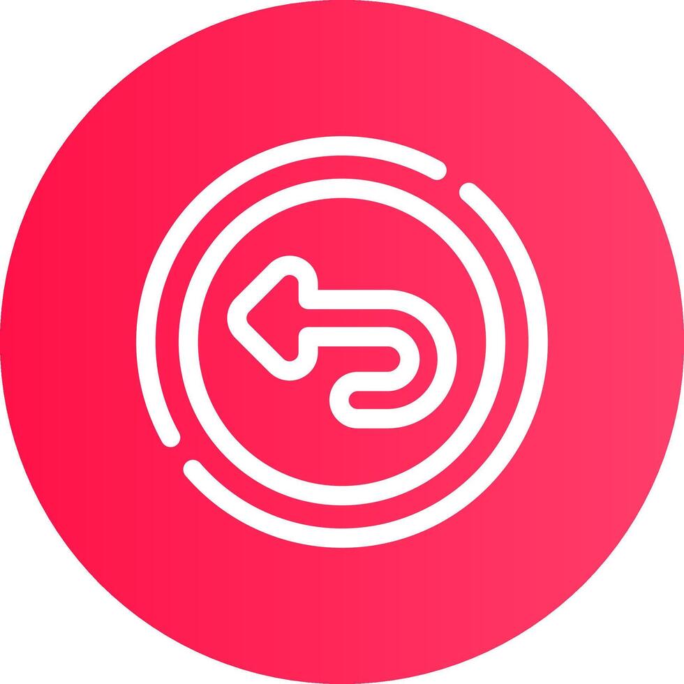 Undo Creative Icon Design vector