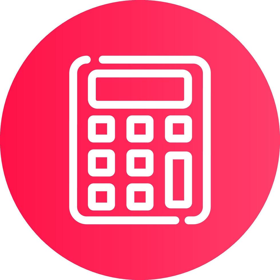 Calculator Creative Icon Design vector