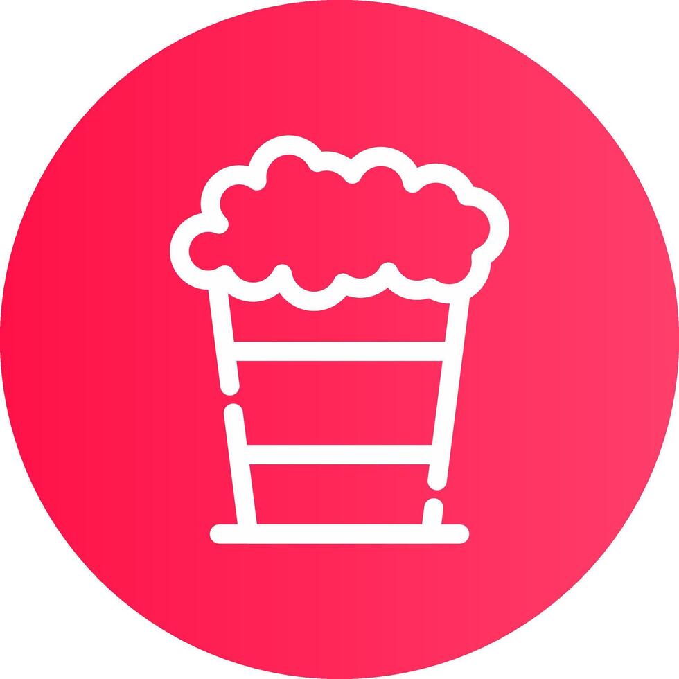 Popcorn Creative Icon Design vector