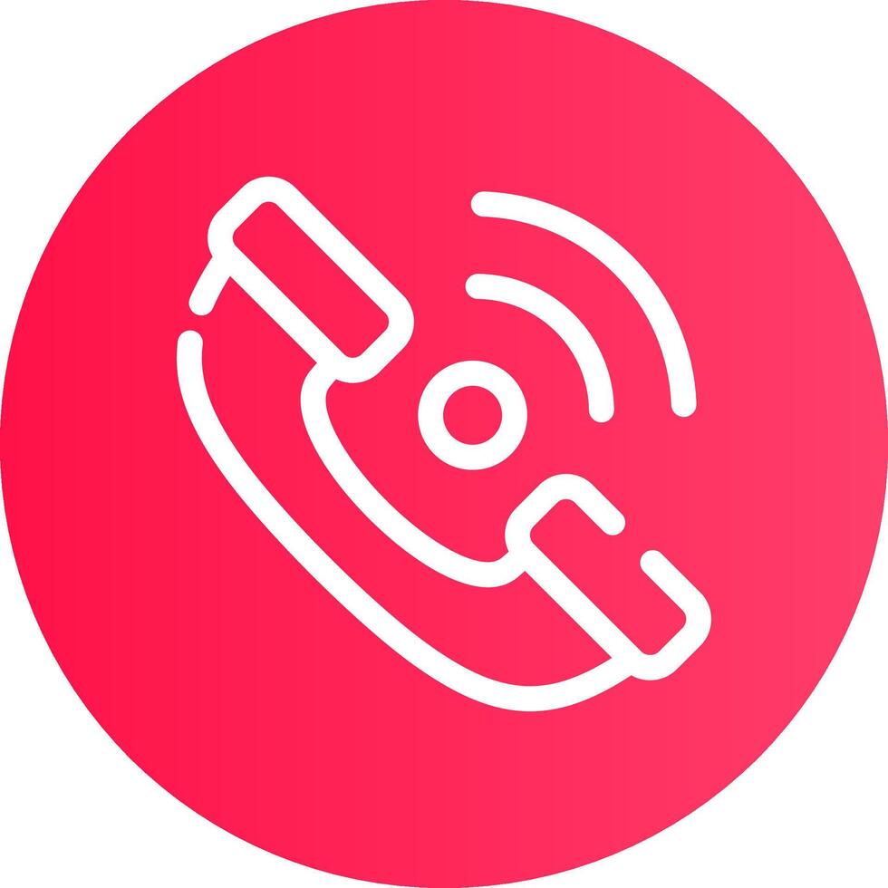 Phone Receiver Creative Icon Design vector