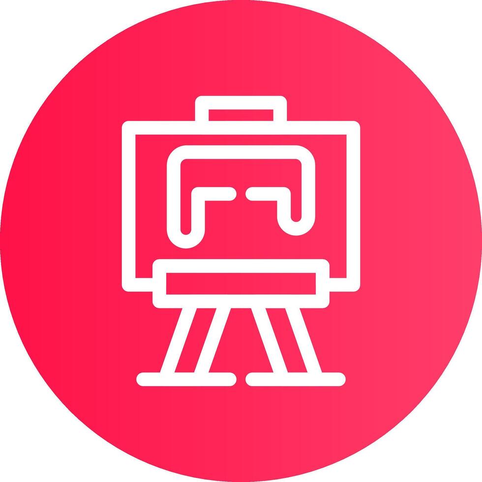 Paint Canvas Creative Icon Design vector