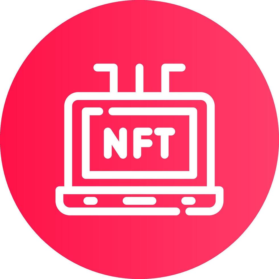 Nft Creative Icon Design vector