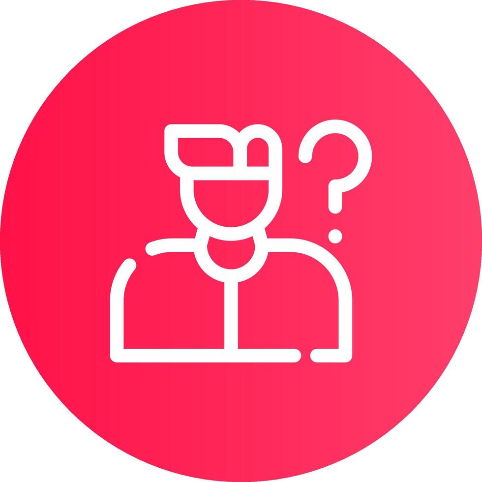 Question Creative Icon Design vector