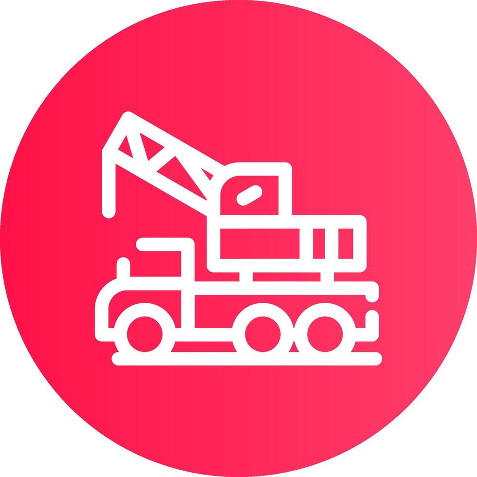 Crane Creative Icon Design vector