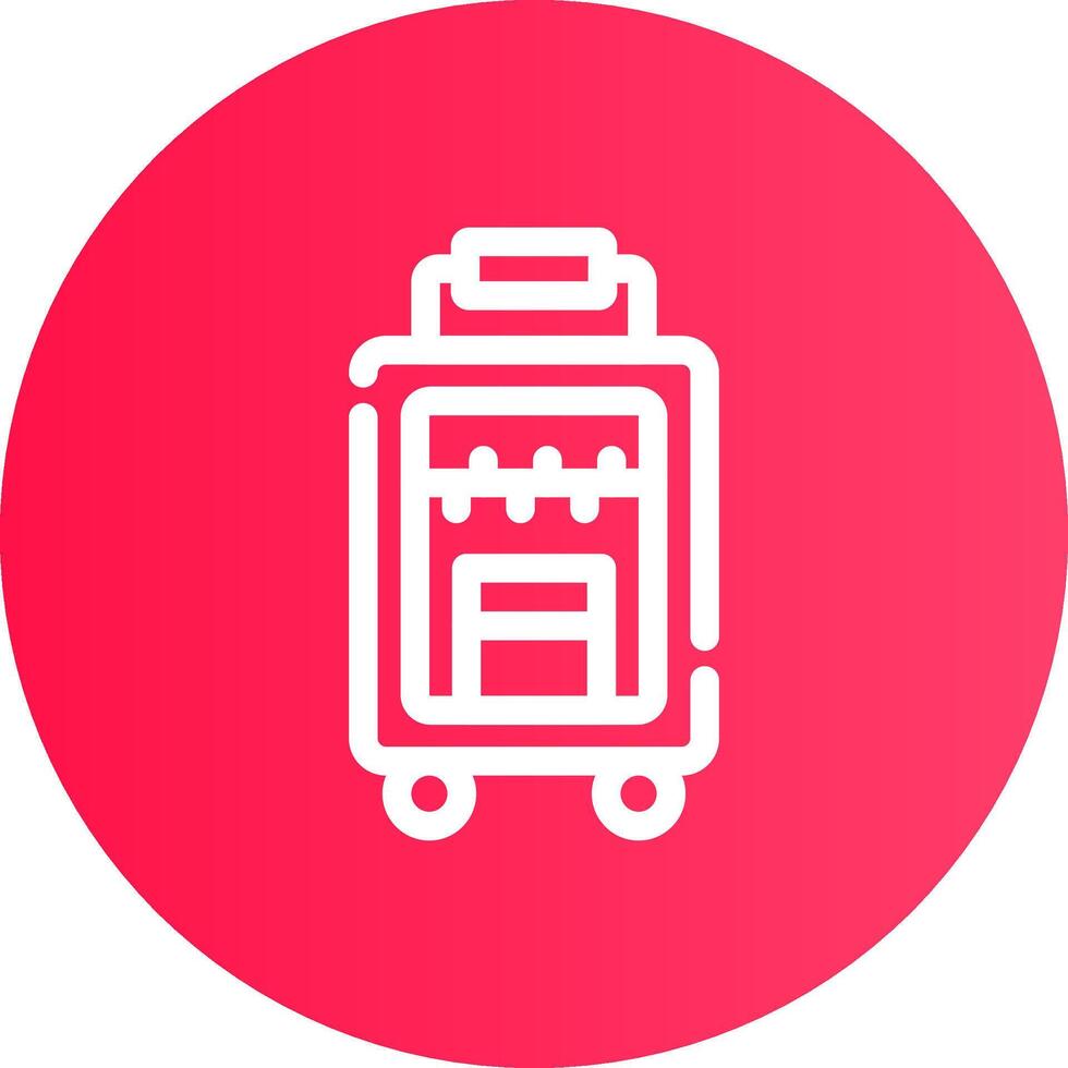 Luggage Creative Icon Design vector