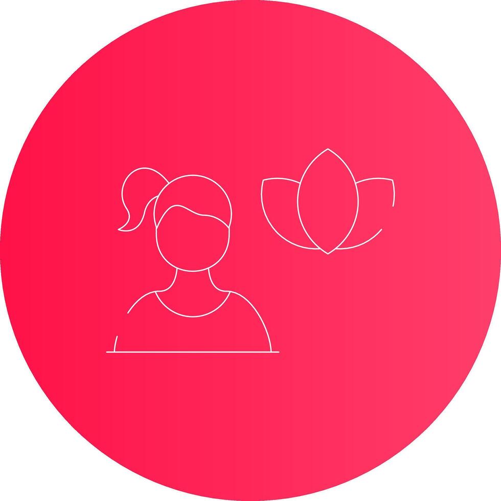 Meditation Creative Icon Design vector