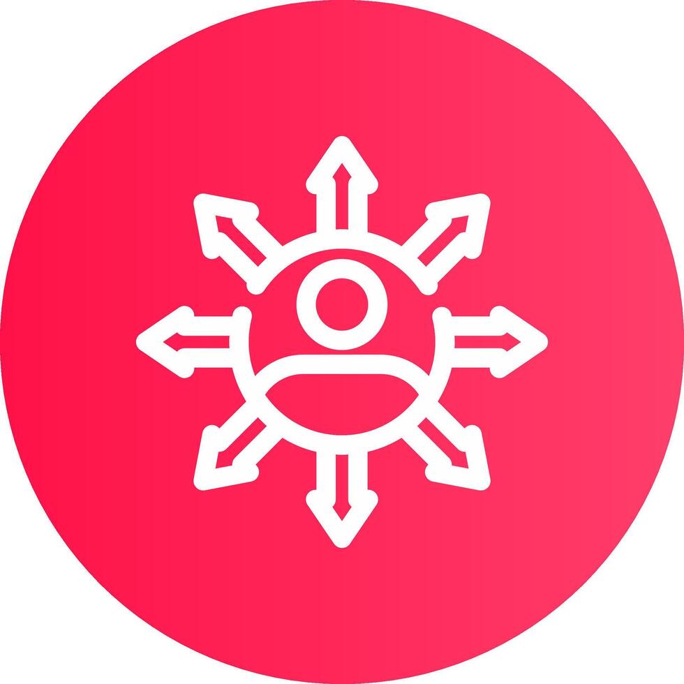 Influence Creative Icon Design vector