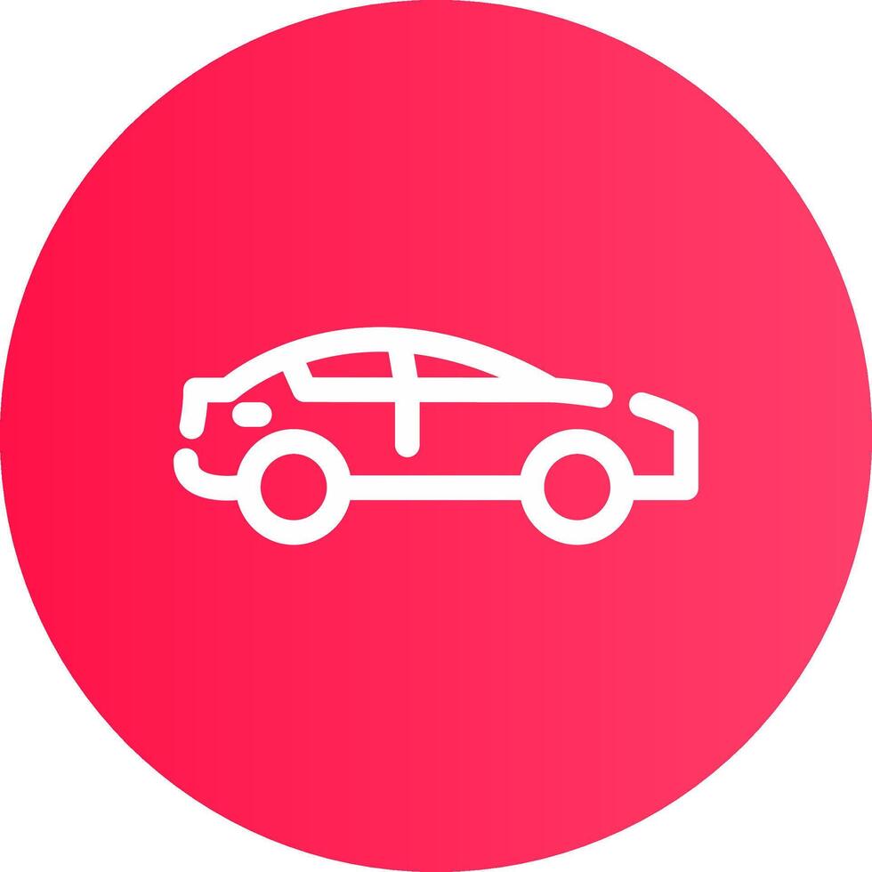 Sedan Creative Icon Design vector