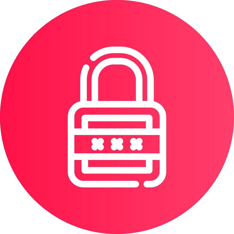 Lock Creative Icon Design vector