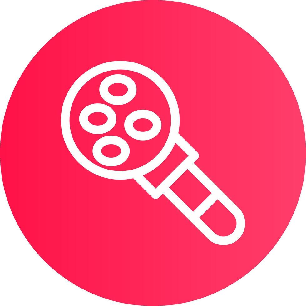 Magnifying Glass Creative Icon Design vector