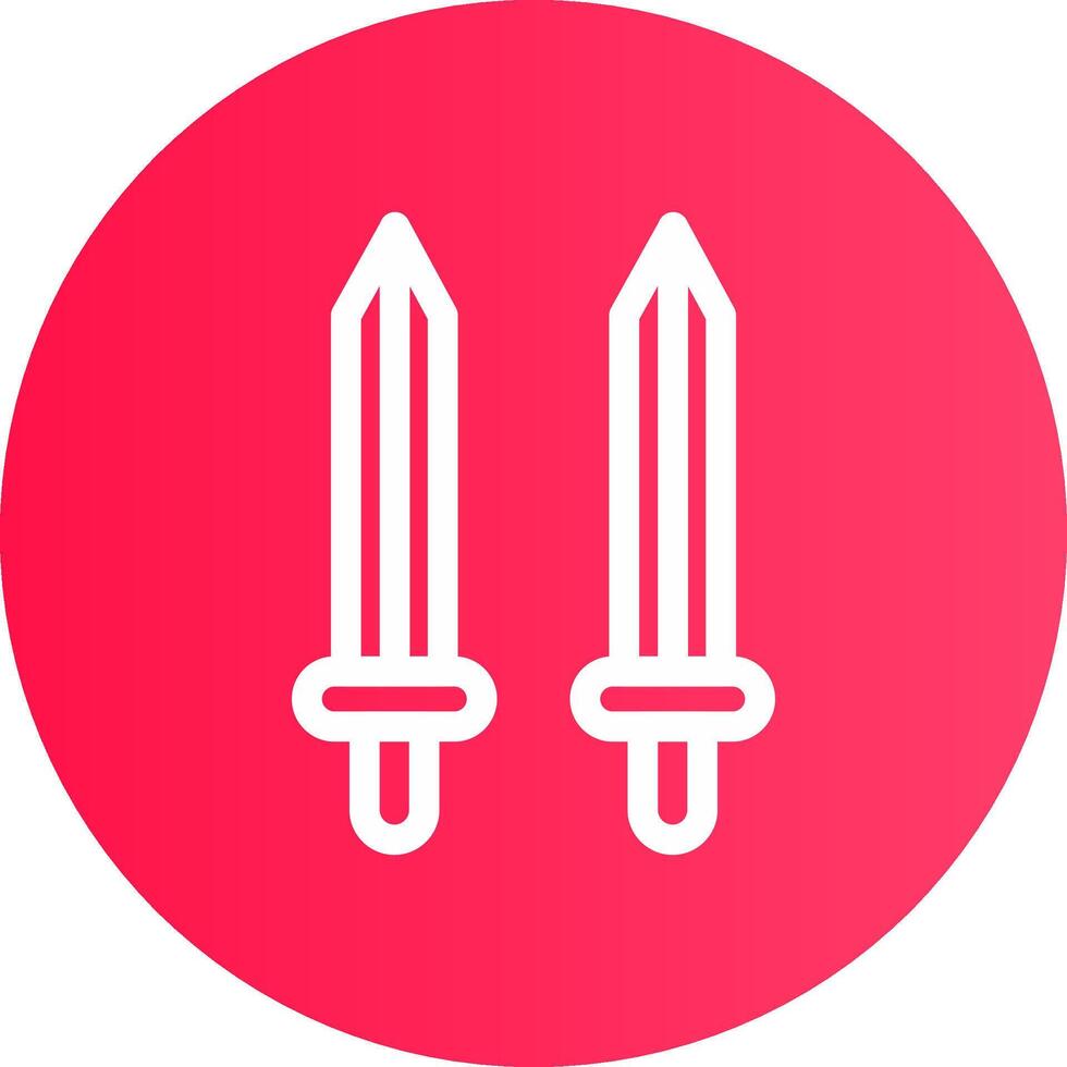 Swords Creative Icon Design vector