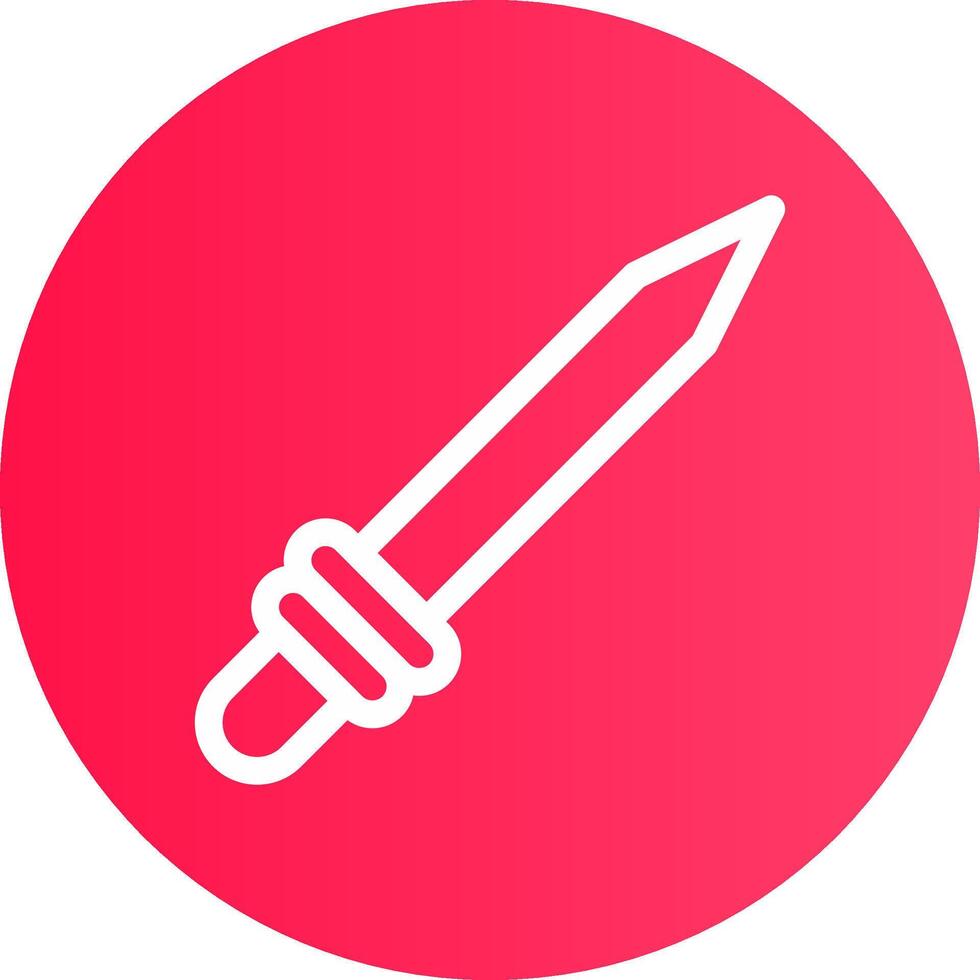 Balloon Sword Creative Icon Design vector