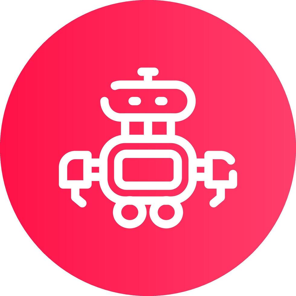 diseño de icono creativo robot vector