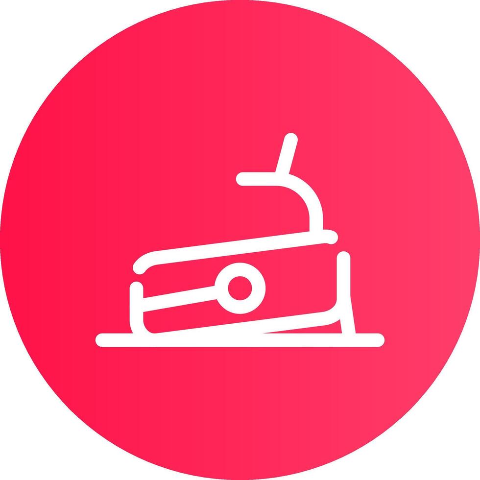 Treadmill Creative Icon Design vector