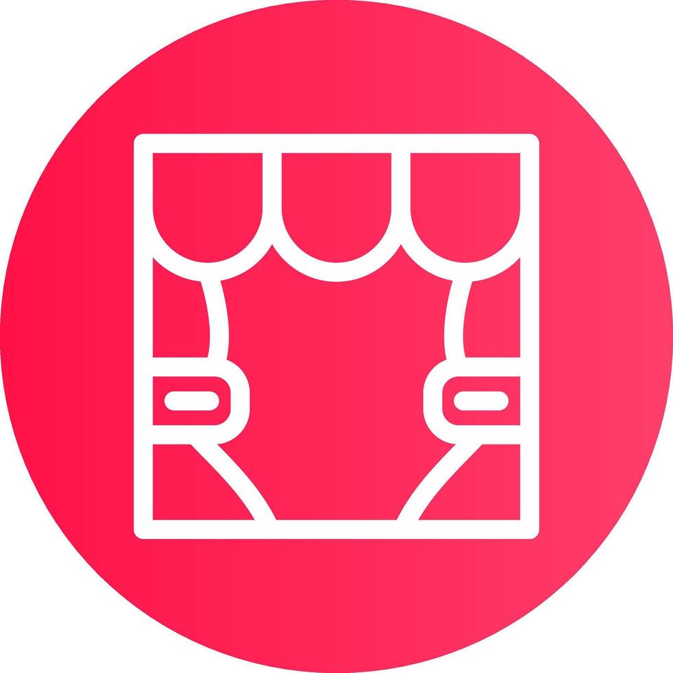 Stage Creative Icon Design vector