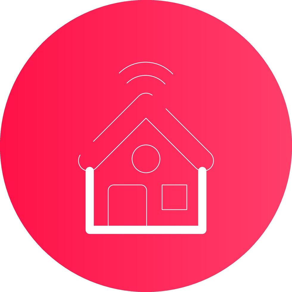 Smart Home Creative Icon Design vector