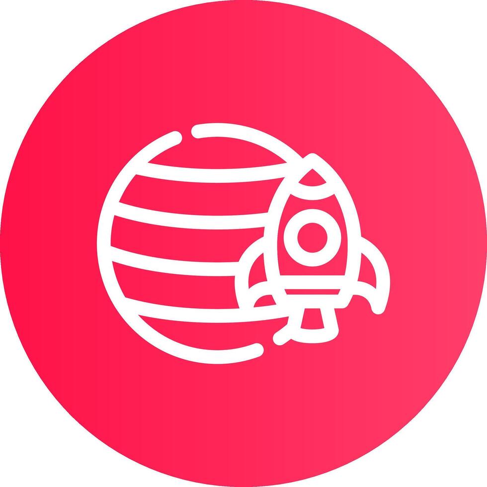 Planet Creative Icon Design vector