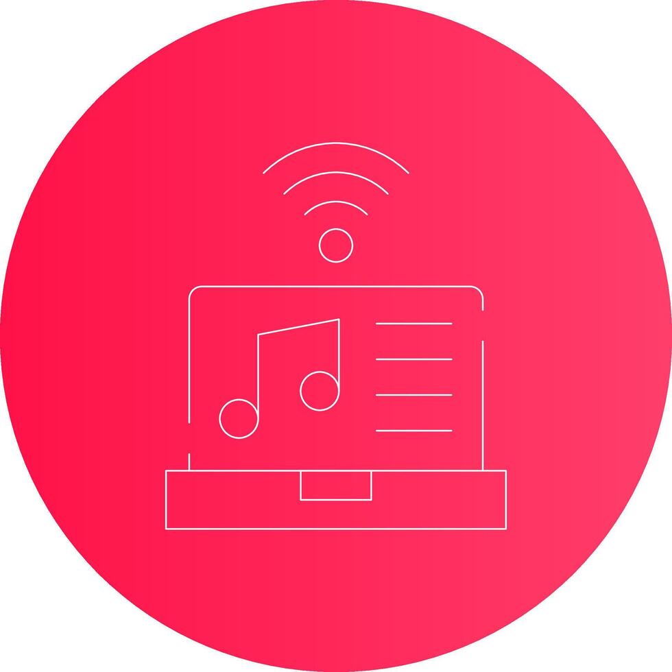 Smart Music Column Creative Icon Design vector