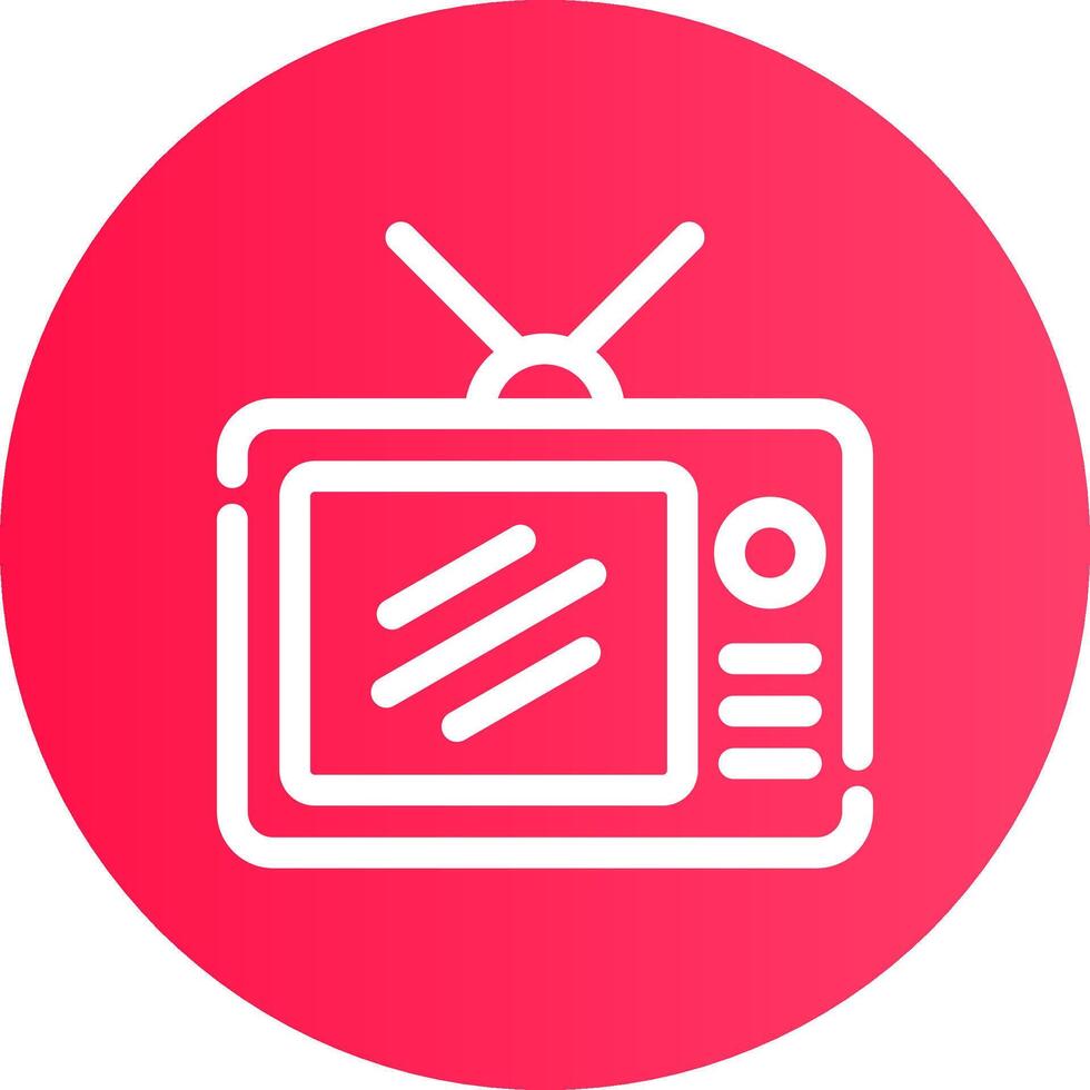 Tv Creative Icon Design vector