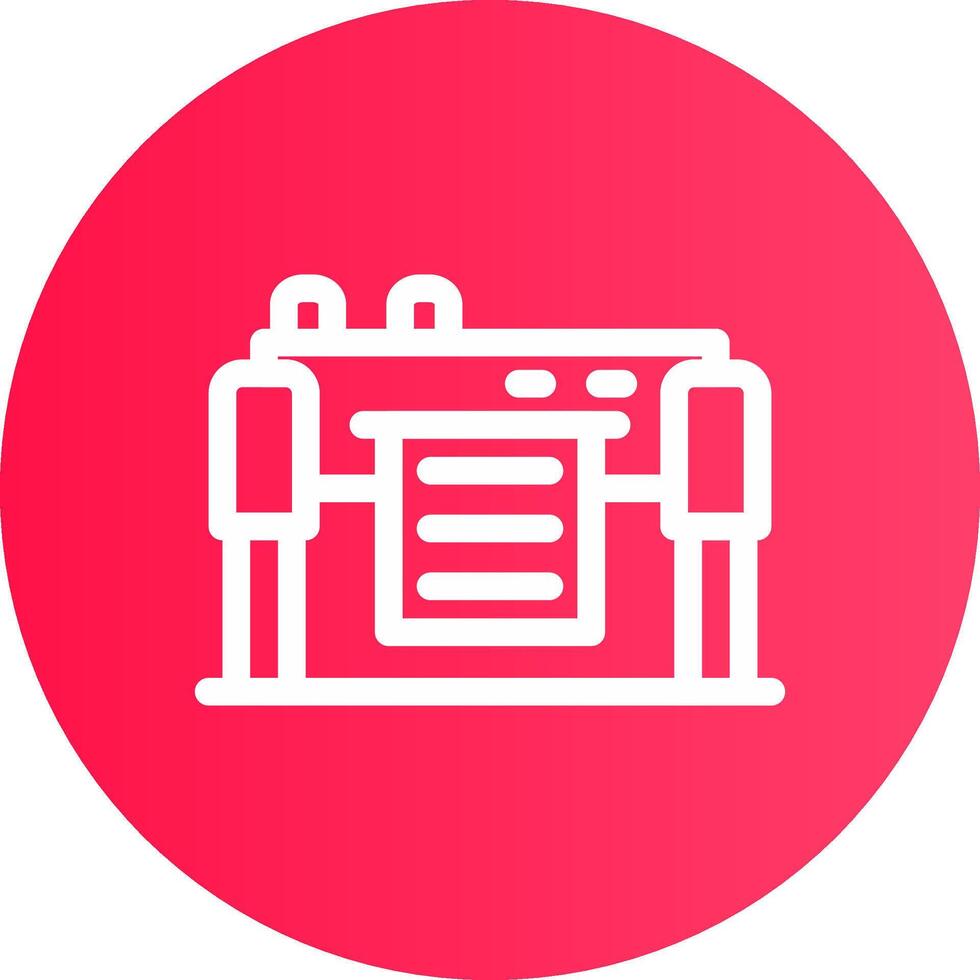 Plotter Creative Icon Design vector