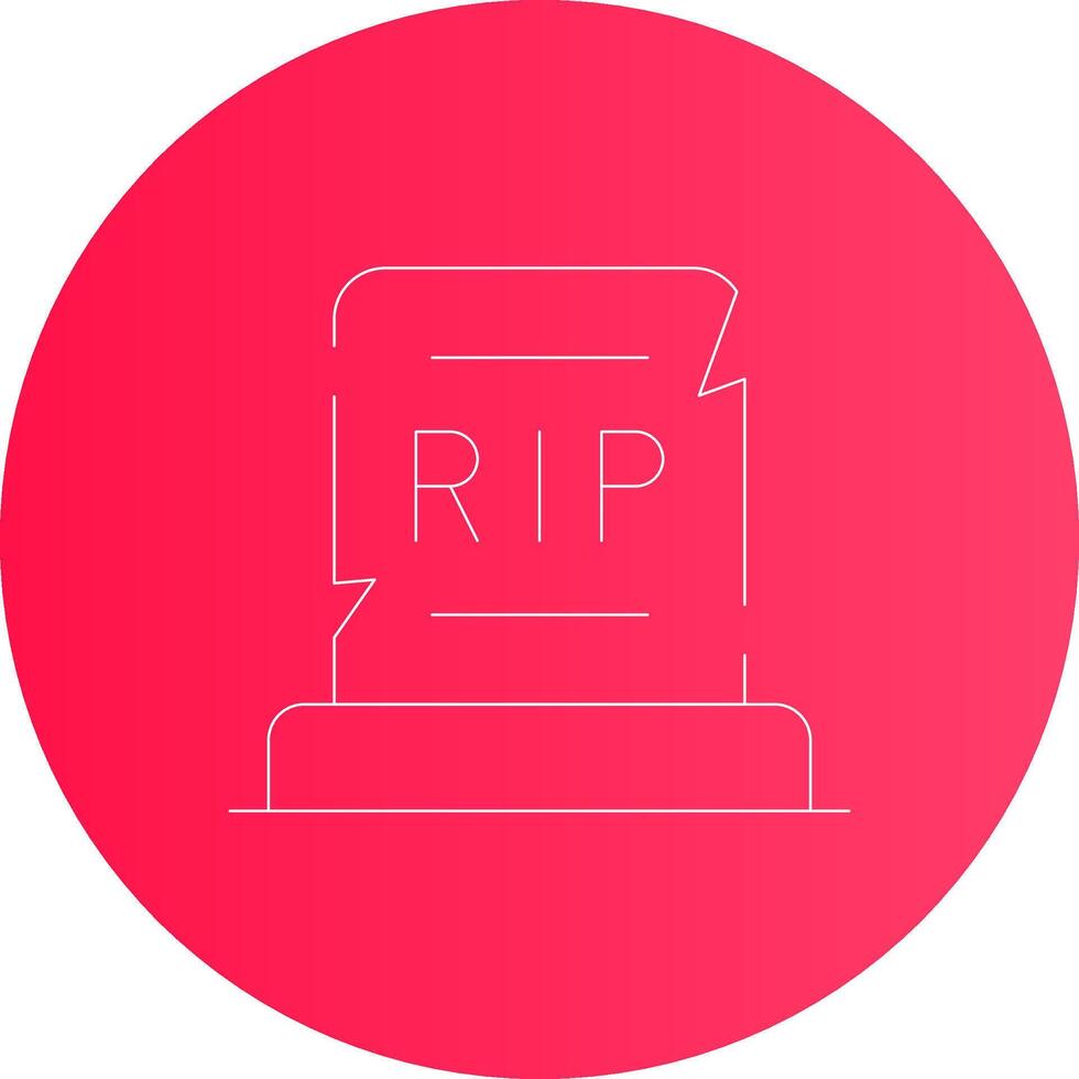 Grave Creative Icon Design vector