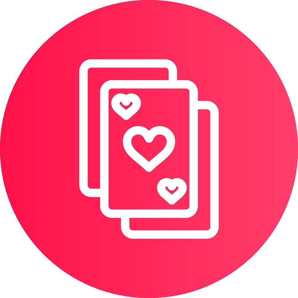 Playing Cards Creative Icon Design vector