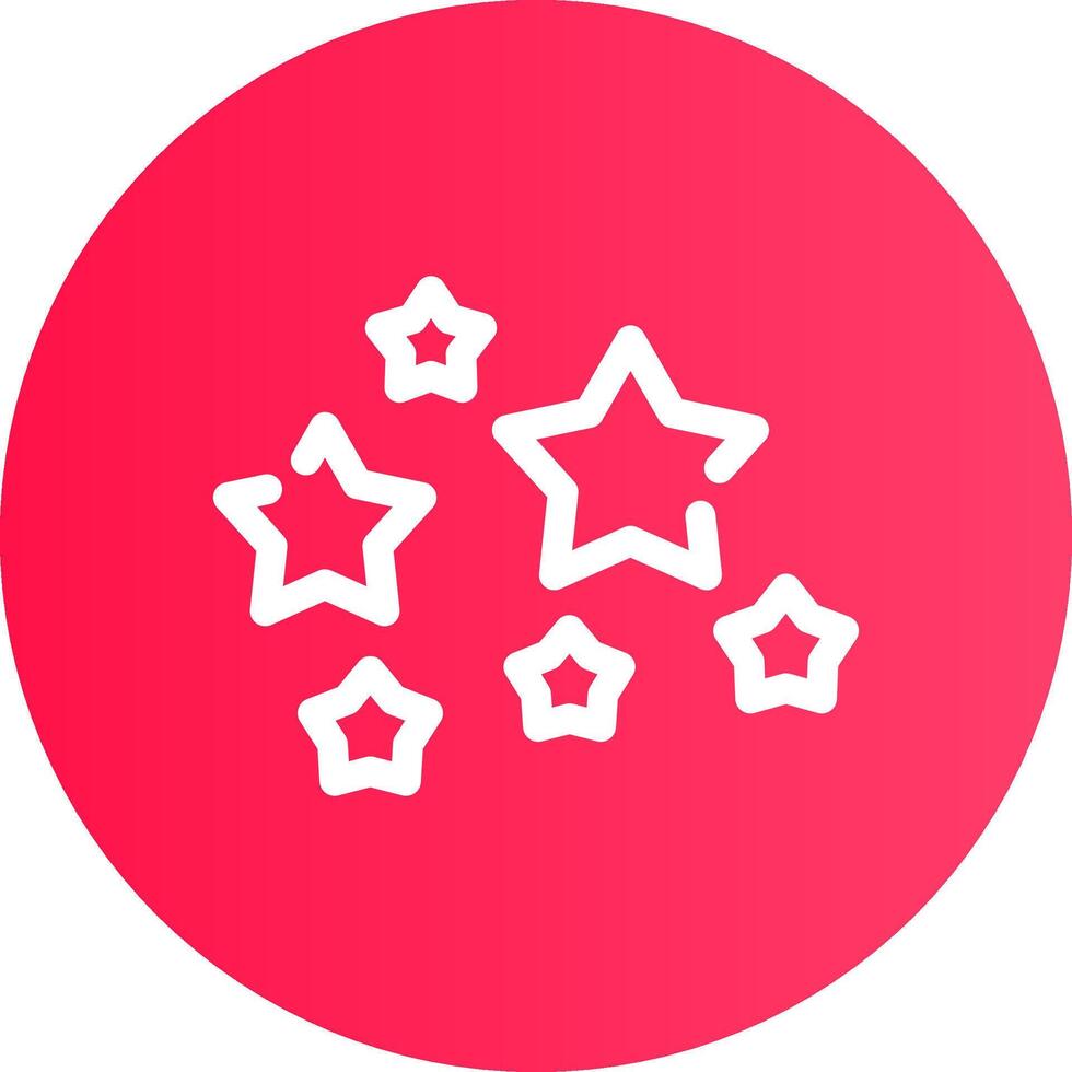 diseño de icono creativo de estrellas vector