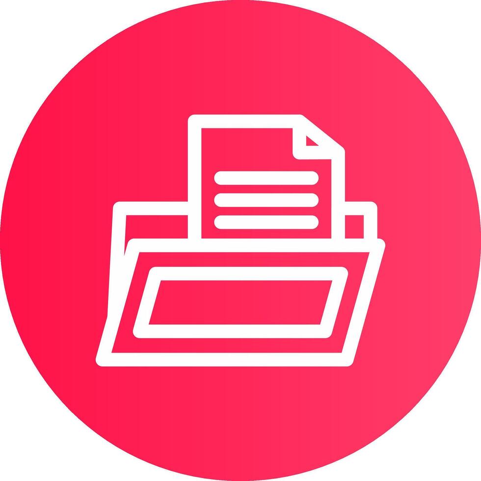 Folder Creative Icon Design vector
