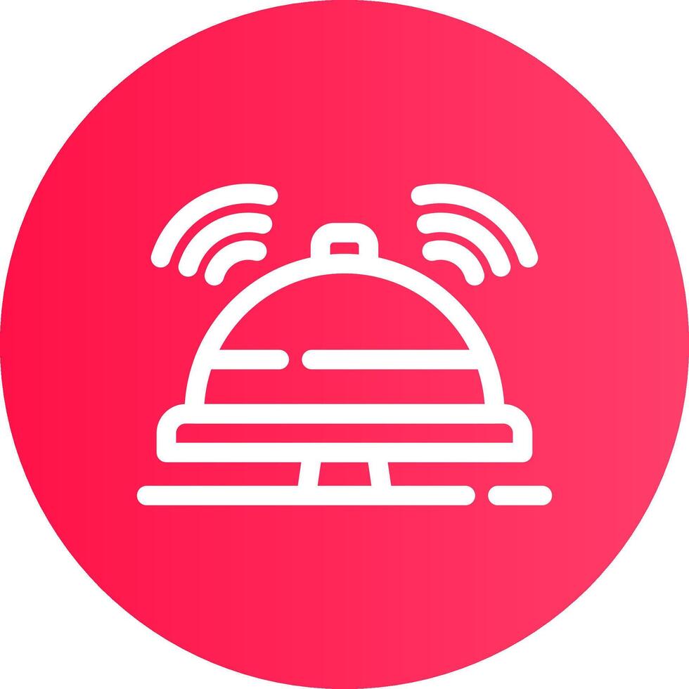 Reception Bell Creative Icon Design vector