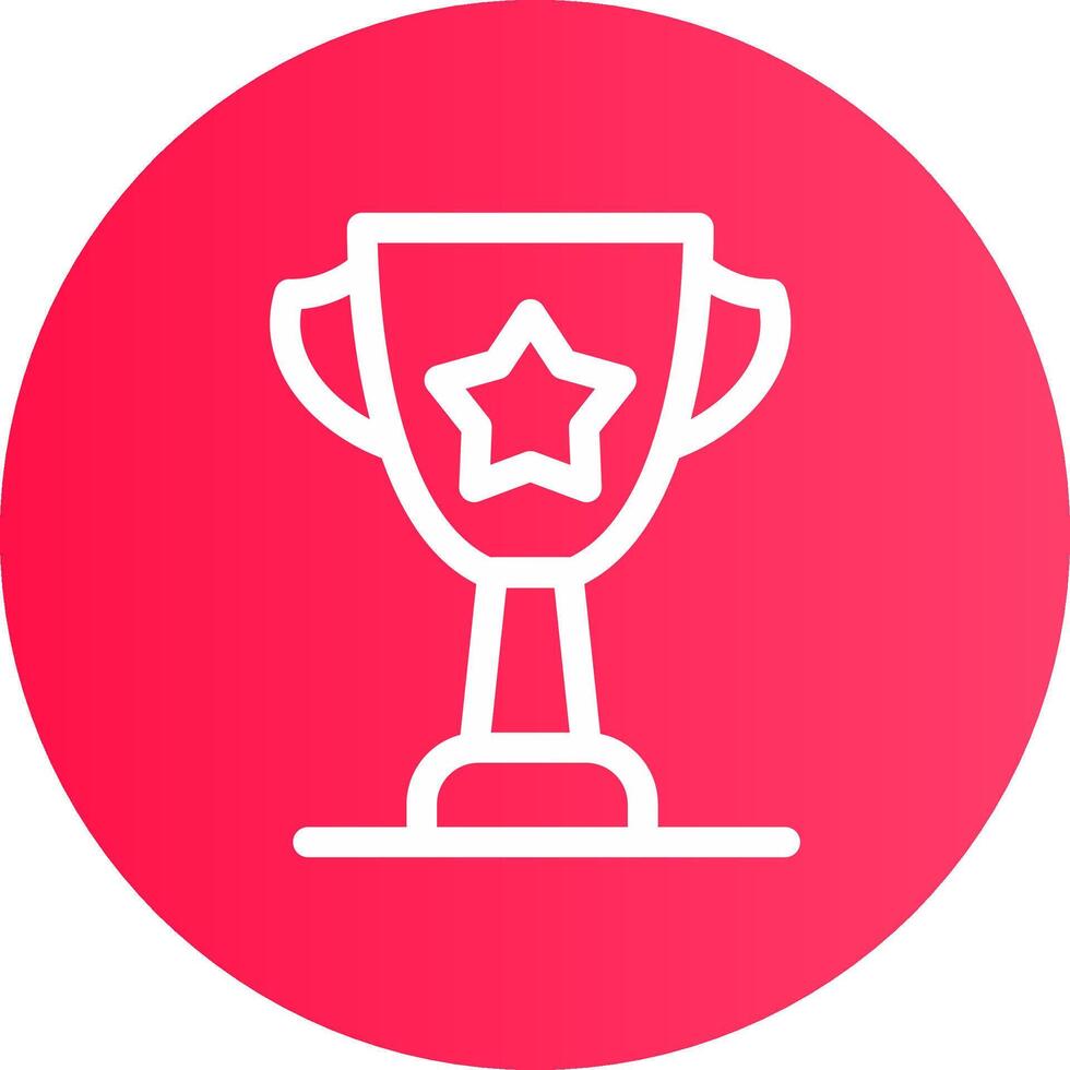 Trophy Creative Icon Design vector