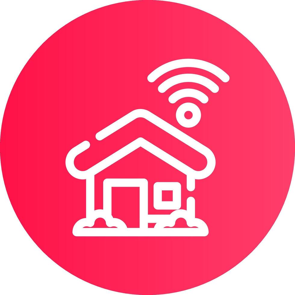 Smart Home Creative Icon Design vector