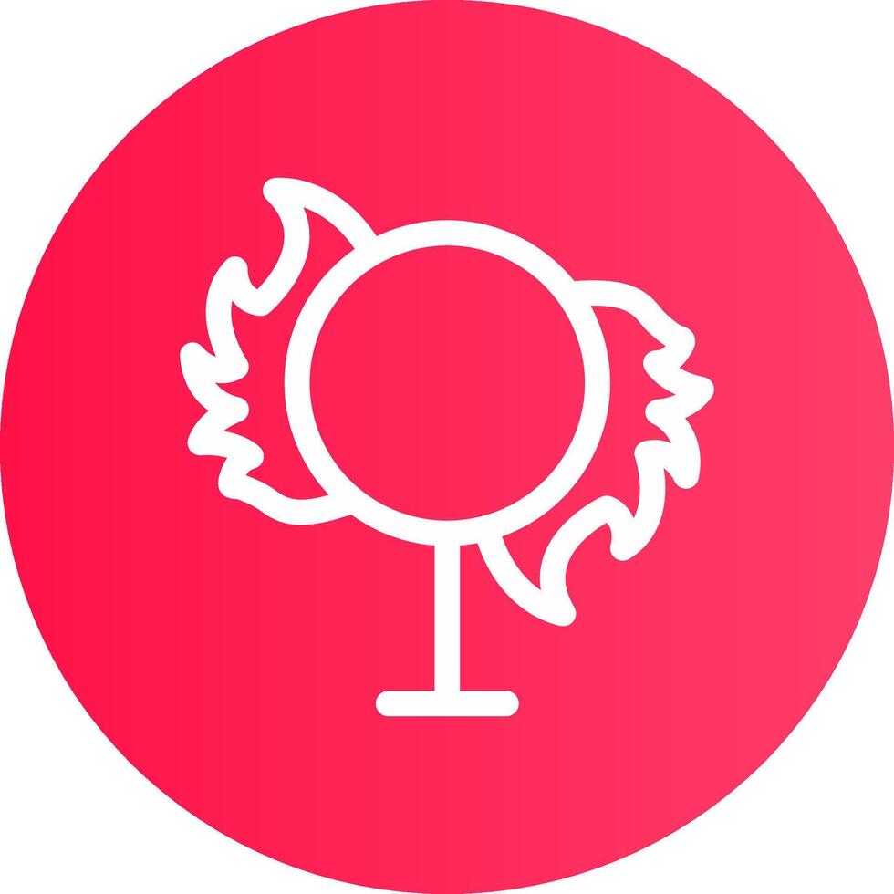 Fire Ring Creative Icon Design vector