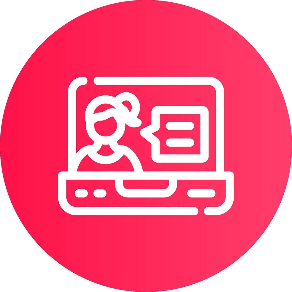 Job Interview Creative Icon Design vector