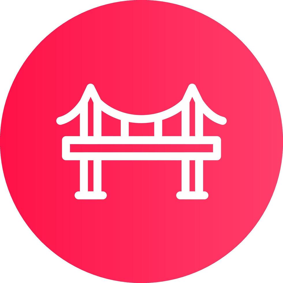 Bridge Creative Icon Design vector