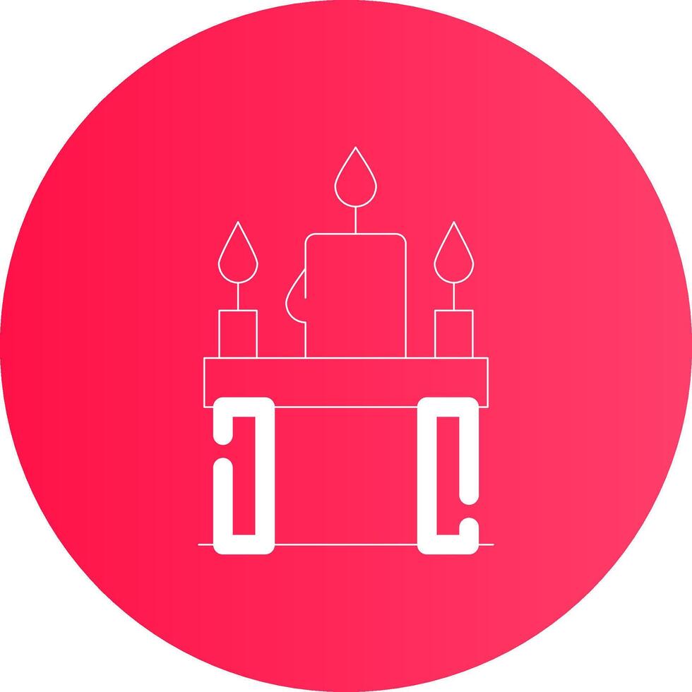 Candles Creative Icon Design vector