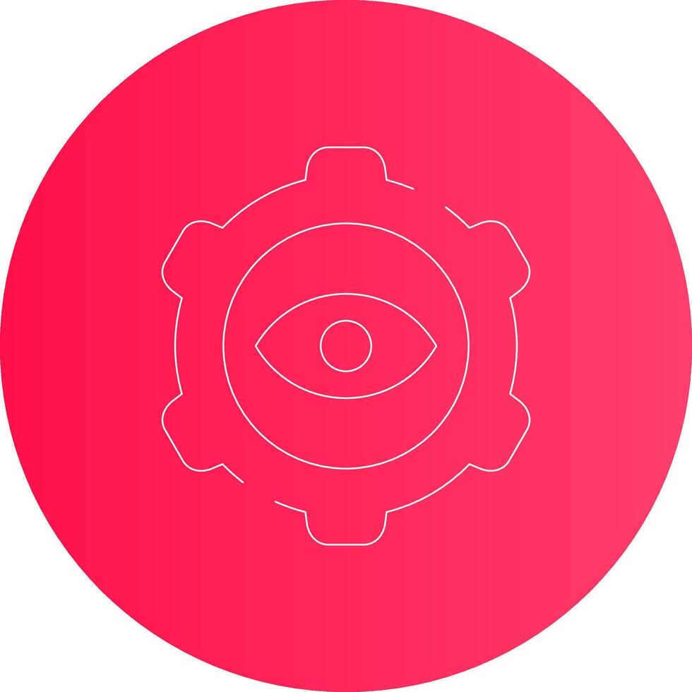 Eye Setting Creative Icon Design vector