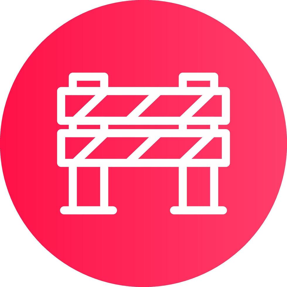 Barrier Creative Icon Design vector