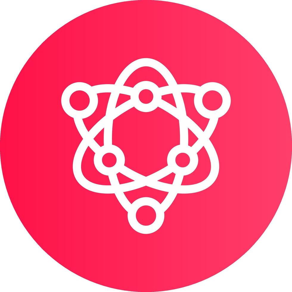 Atom Creative Icon Design vector