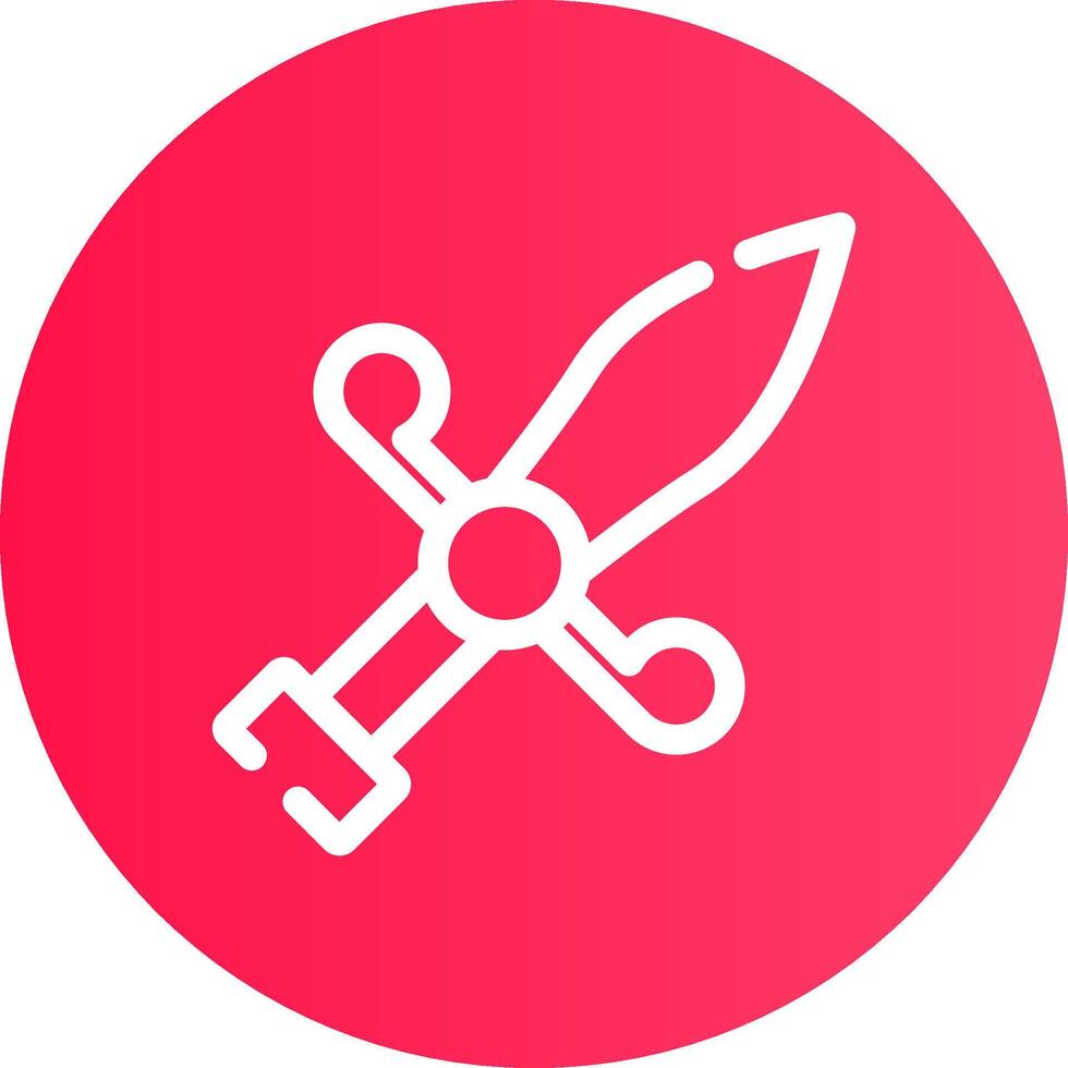 Dagger Creative Icon Design vector