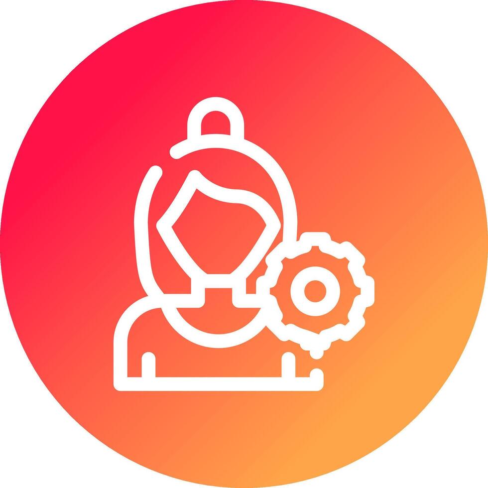 User Settings Creative Icon Design vector