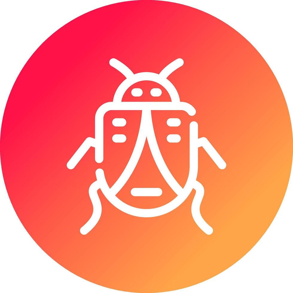 Bug Creative Icon Design vector