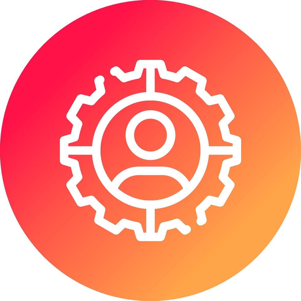 Personalization Creative Icon Design vector