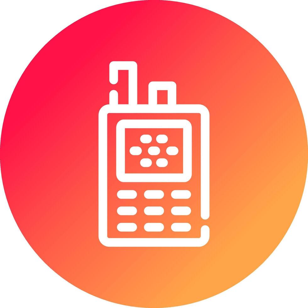 Walkie Talkie Creative Icon Design vector