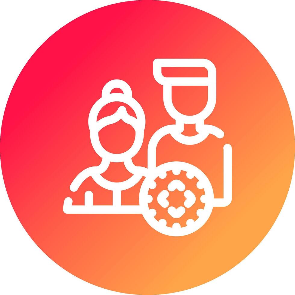 Focus Group Creative Icon Design vector