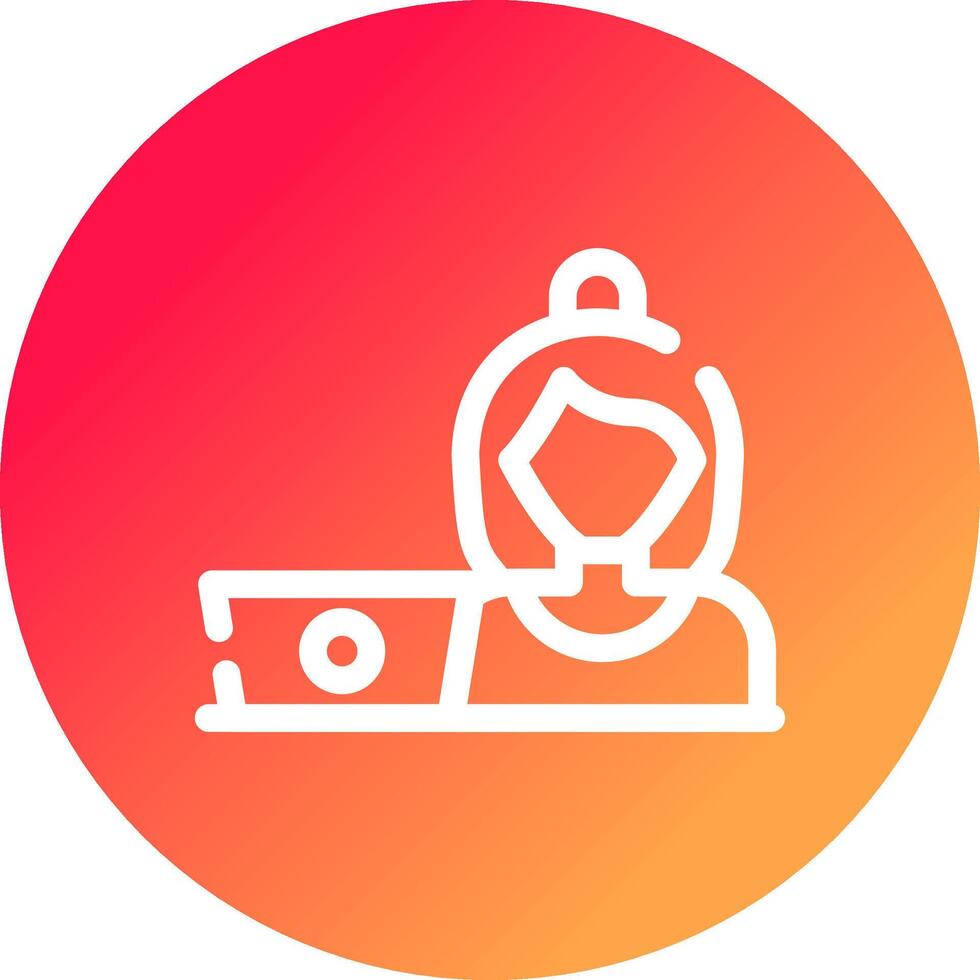 Hard At Work Creative Icon Design vector