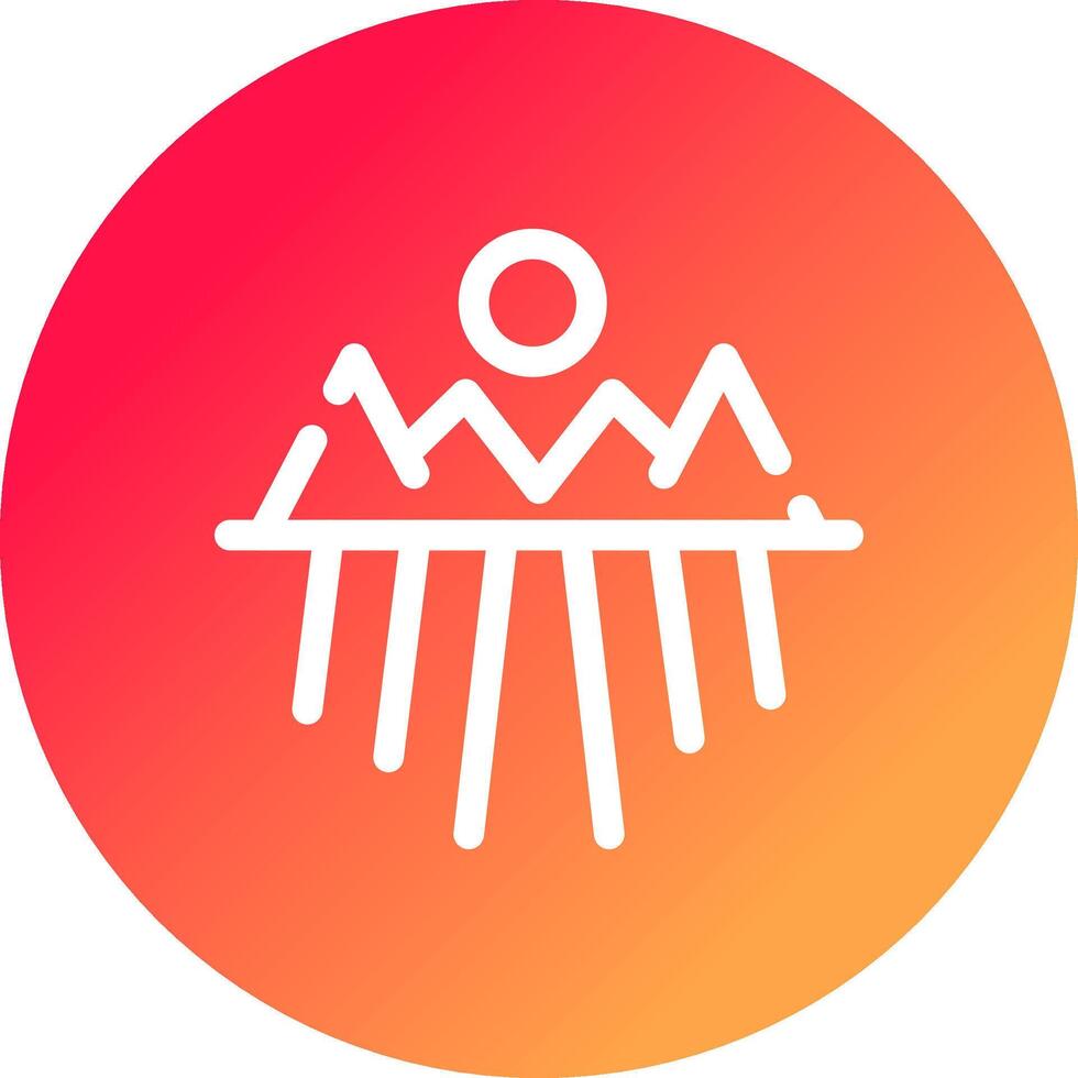Field Creative Icon Design vector
