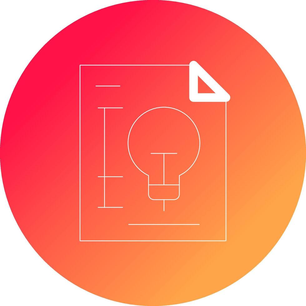 Patent Creative Icon Design vector