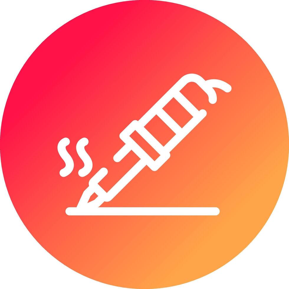 Soldering Creative Icon Design vector